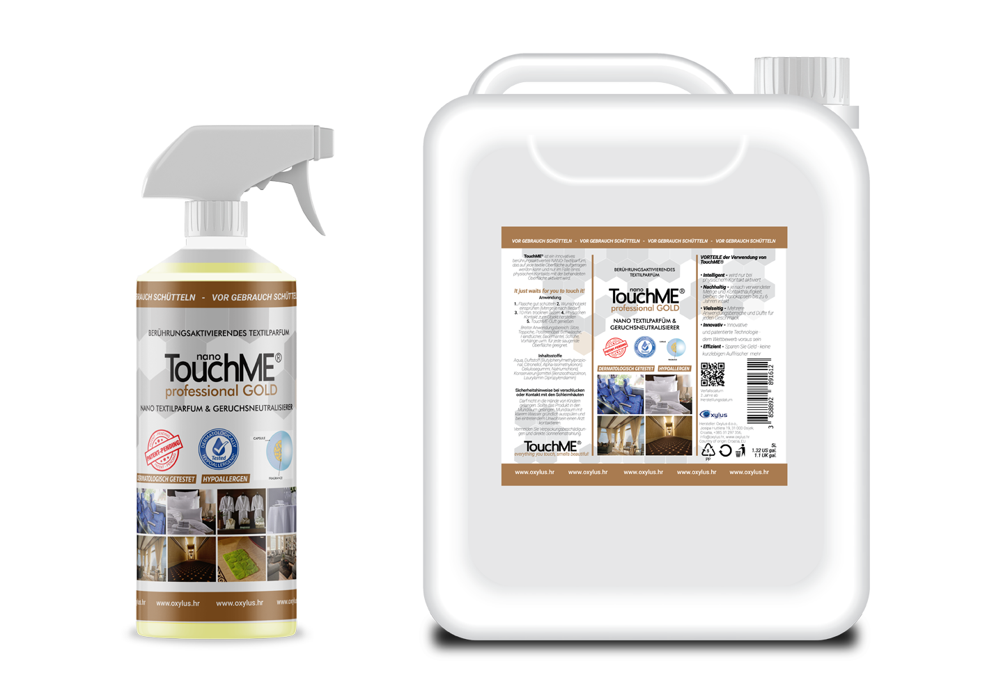 TouchME® professional gold 500ml + 5l - bundle - touchmenano